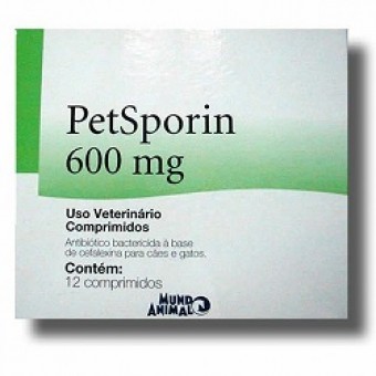 Petsporin 600 mg - 12 comp